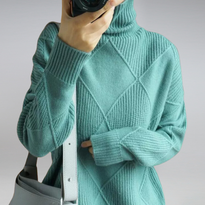 SAFIRAN™ | Cashmere Turtleneck Sweater