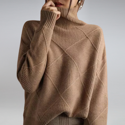 SAFIRAN™ | Cashmere Turtleneck Sweater