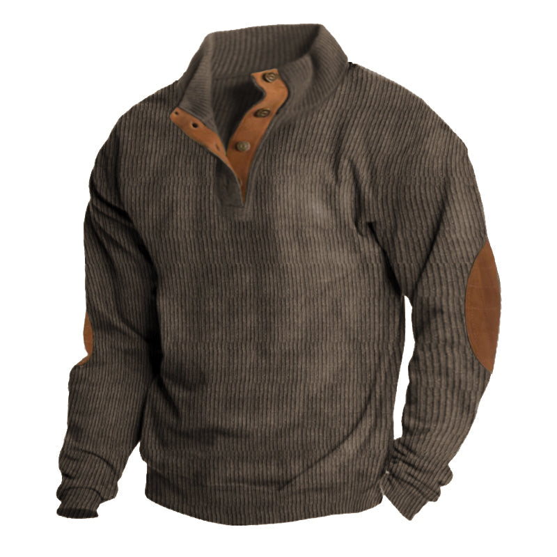 LACHMAN™ | Men's Ribbed Button Up Sweater