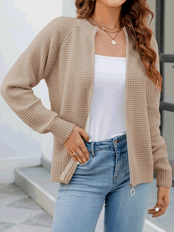 CATE™ | Comfortable Casual Cardigan with Zipper