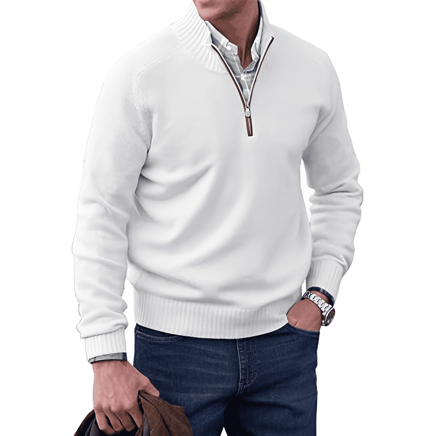 MARVES™ | Quarter Zip Sweater