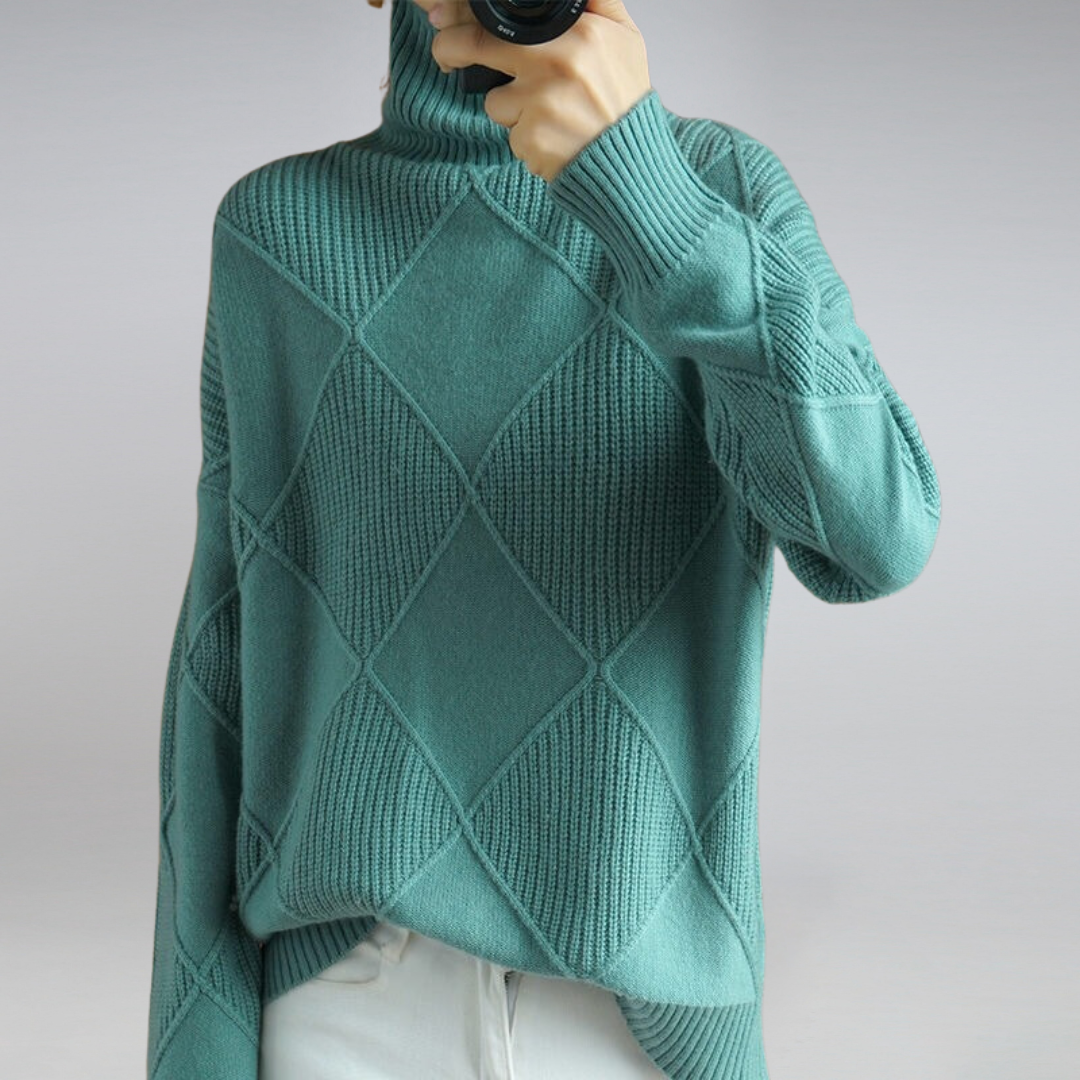 SAFIRAN™ | Cashmere Turtleneck Sweater