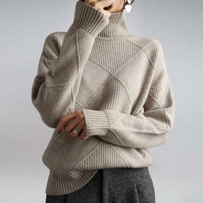 SAFIRAN™ | Cashmere Turtleneck Sweater