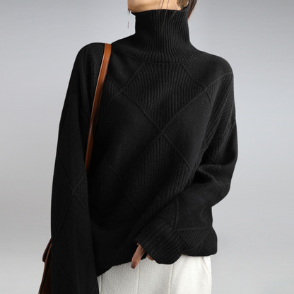 SAFIRAN™ | Cashmere Turtleneck Sweater