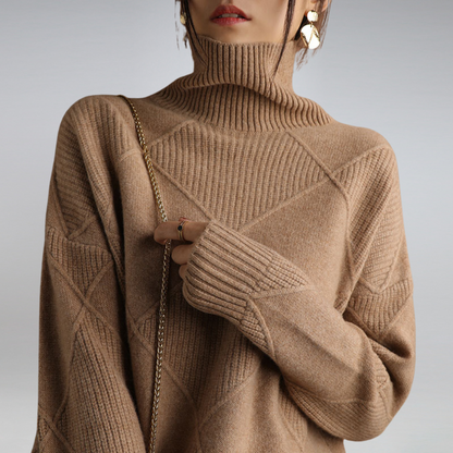 SAFIRAN™ | Cashmere Turtleneck Sweater