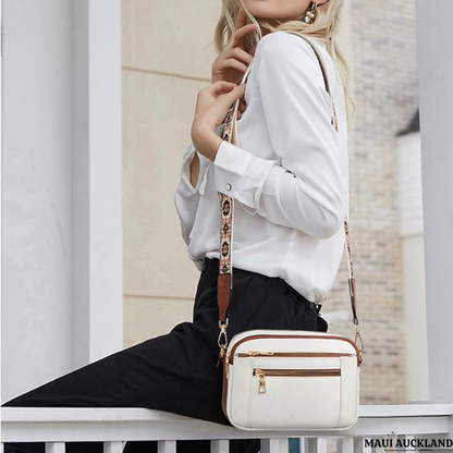 Cassia™ | Refined Leather Shoulder Bag