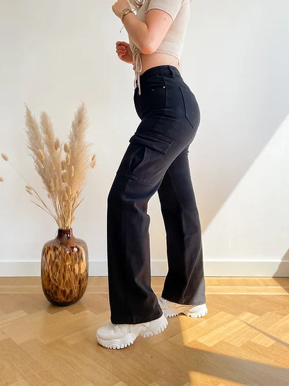 Audrey - Cargo Pants With Stretch