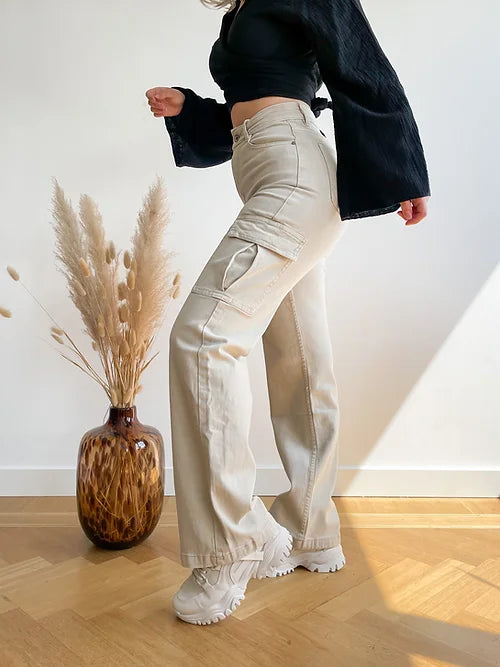 Audrey - Cargo Pants With Stretch