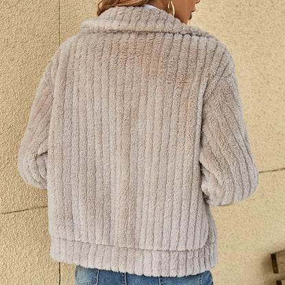 ZOE™ | CASUAL PLUSHY CARDIGAN