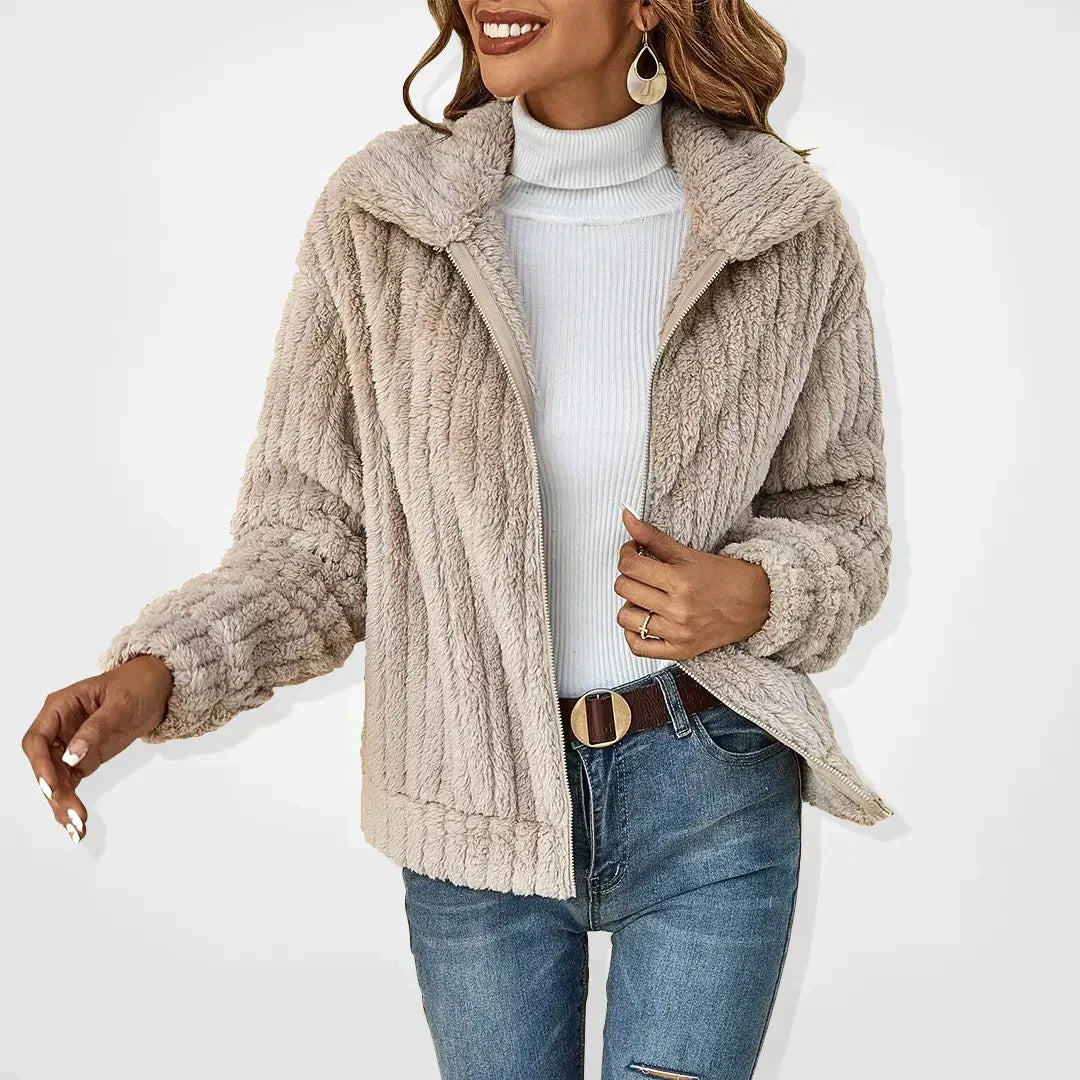 ZOE™ | CASUAL PLUSHY CARDIGAN