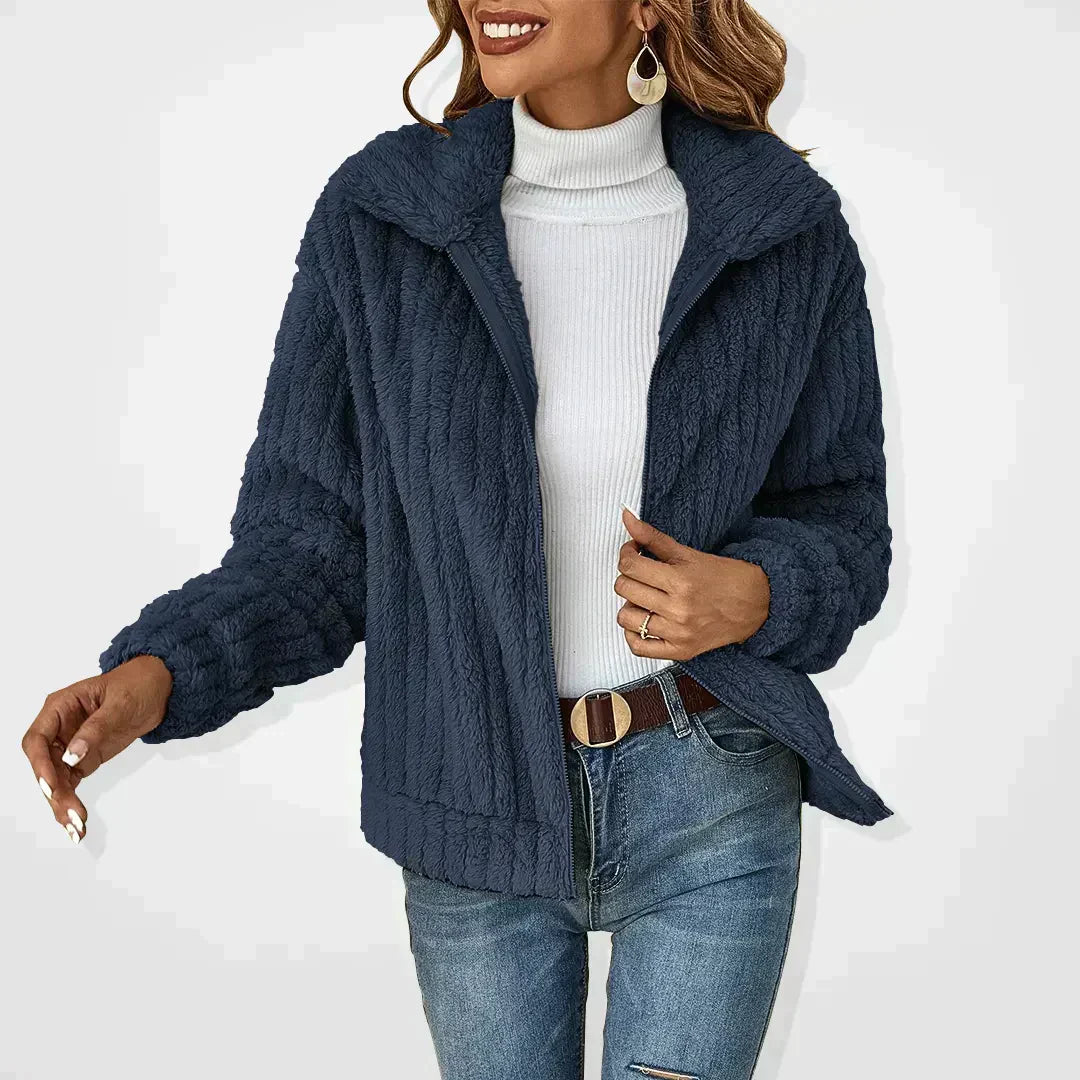 ZOE™ | CASUAL PLUSHY CARDIGAN