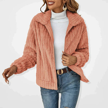 ZOE™ | CASUAL PLUSHY CARDIGAN