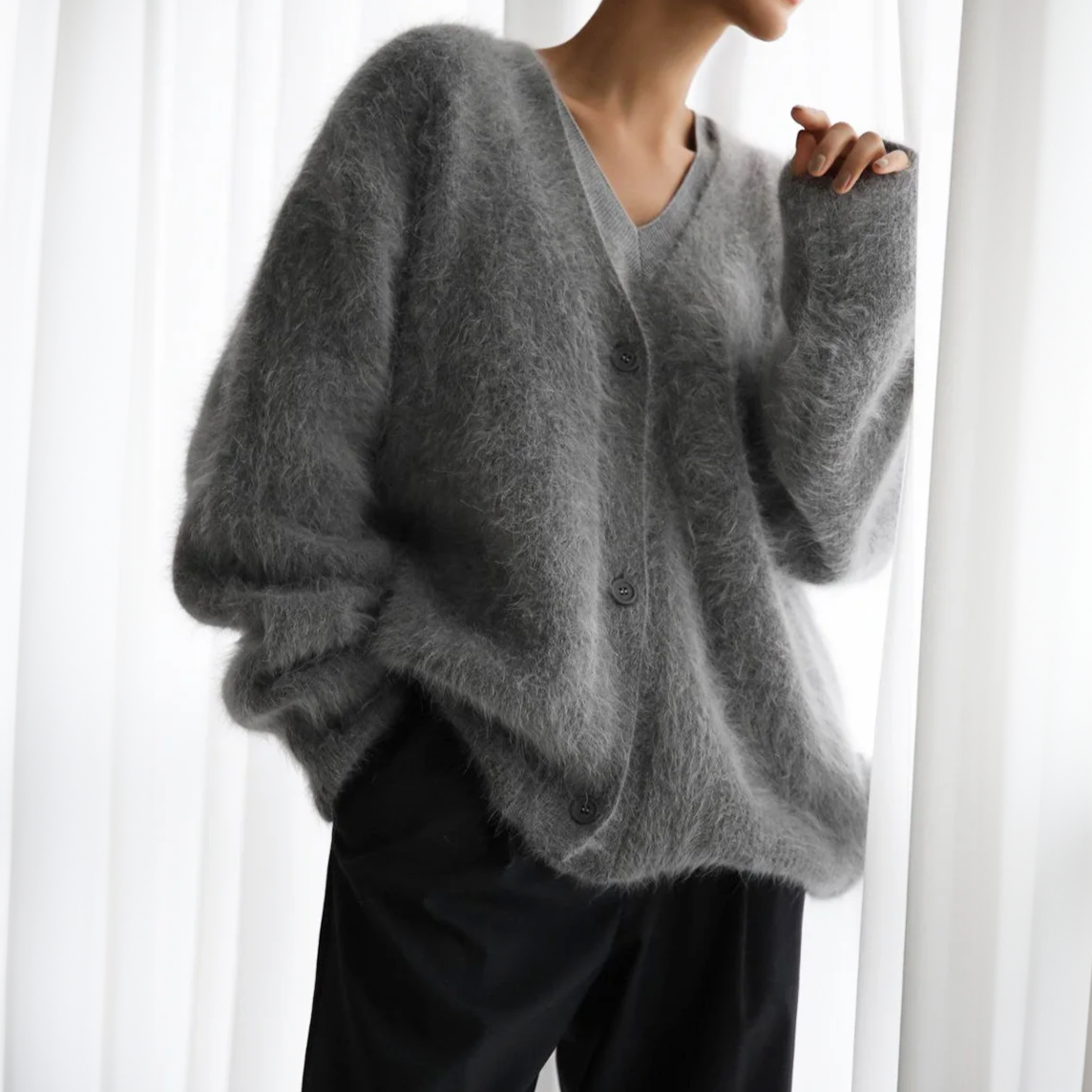 HEATHER™ | COMFORTABLE CASHMERE CARDIGAN