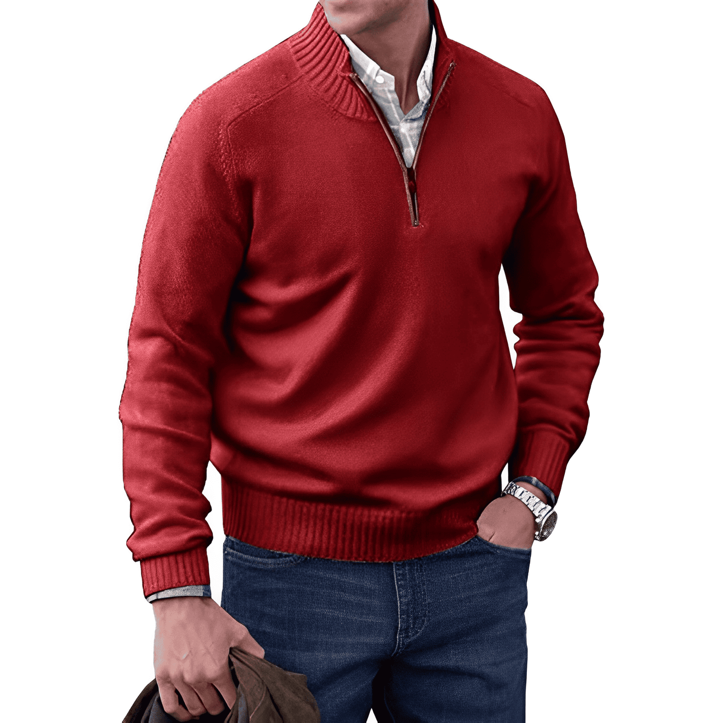 MARVES™ | Quarter Zip Sweater