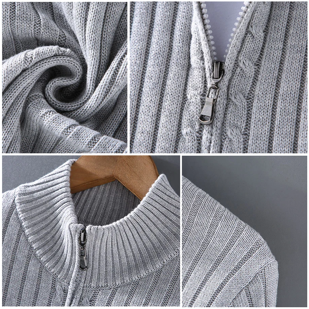 Daniel™ |  Zip Cardigan