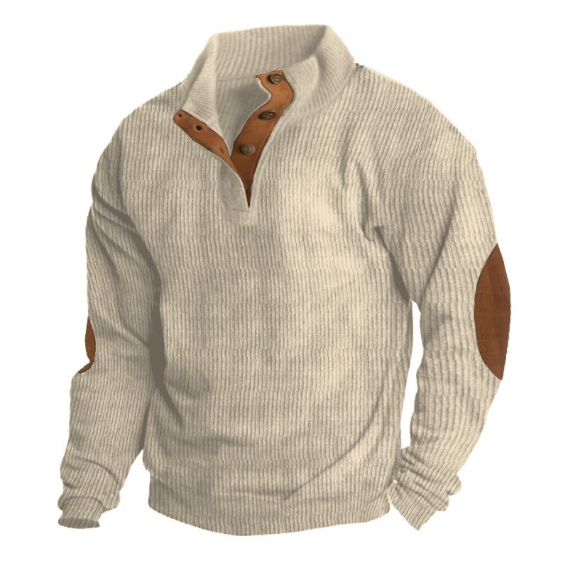 LACHMAN™ | Men's Ribbed Button Up Sweater